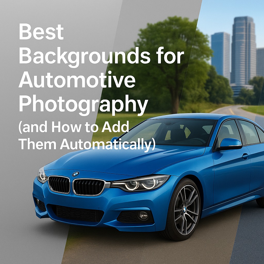 Best Backgrounds for Automotive Photography | AI Car Photo Backdrops